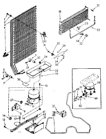 Unit Parts parts for Kenmore Freezer 106.8253581 (1068253581, 106 8253581) from AppliancePartsPros.com