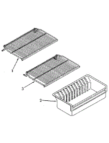 Shelf parts for Kenmore Freezer 106.8254913 (1068254913, 106 8254913) from AppliancePartsPros.com