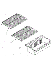 Shelf parts for Kenmore Freezer 106.8254982 (1068254982, 106 8254982) from AppliancePartsPros.com