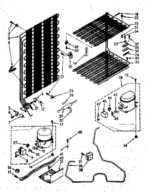 Unit Parts parts for Kenmore Freezer 106.8260310 (1068260310, 106 8260310) from AppliancePartsPros.com