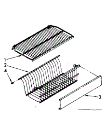 Shelf Parts parts for Kenmore Freezer 106.8261340 (1068261340, 106 8261340) from AppliancePartsPros.com