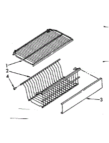 Shelves And Accessories parts for Kenmore Freezer 106.8261540 (1068261540, 106 8261540) from AppliancePartsPros.com