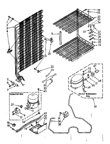 Unit Parts parts for Kenmore Freezer 106.8262180 (1068262180, 106 8262180) from AppliancePartsPros.com