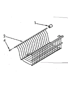 Shelf Parts parts for Kenmore Freezer 106.8262311 (1068262311, 106 8262311) from AppliancePartsPros.com