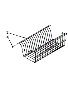 Shelf parts for Kenmore Freezer 106.8262380 (1068262380, 106 8262380) from AppliancePartsPros.com
