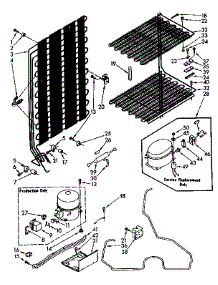 Unit parts for Kenmore Freezer 106.8262380 (1068262380, 106 8262380) from AppliancePartsPros.com