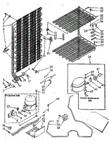 Unit Parts parts for Kenmore Freezer 106.8262381 (1068262381, 106 8262381) from AppliancePartsPros.com