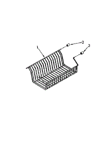 Shelf Parts parts for Kenmore Freezer 106.8262511 (1068262511, 106 8262511) from AppliancePartsPros.com