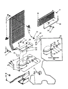 Unit Parts parts for Kenmore Freezer 106.8263310 (1068263310, 106 8263310) from AppliancePartsPros.com