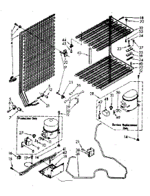 Unit Parts parts for Kenmore Freezer 106.8263510 (1068263510, 106 8263510) from AppliancePartsPros.com