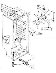 Liner Parts parts for Kenmore Freezer 106.8263580 (1068263580, 106 8263580) from AppliancePartsPros.com