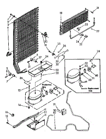 Unit Parts parts for Kenmore Freezer 106.8265511 (1068265511, 106 8265511) from AppliancePartsPros.com