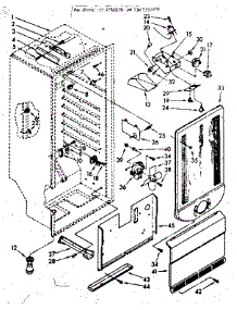 Liner Parts parts for Kenmore Freezer 106.8265580 (1068265580, 106 8265580) from AppliancePartsPros.com
