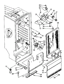 Liner Parts parts for Kenmore Freezer 106.8265581 (1068265581, 106 8265581) from AppliancePartsPros.com