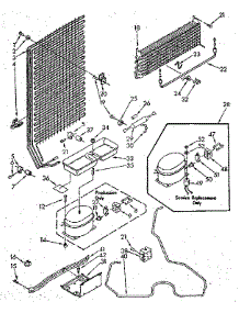 Unit Parts parts for Kenmore Freezer 106.8265582 (1068265582, 106 8265582) from AppliancePartsPros.com