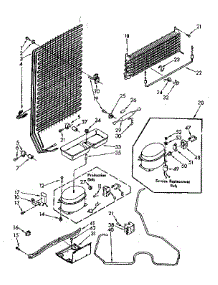 Unit Parts parts for Kenmore Freezer 106.8265583 (1068265583, 106 8265583) from AppliancePartsPros.com