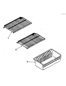Shelf Parts parts for Kenmore Freezer 106.8265910 (1068265910, 106 8265910) from AppliancePartsPros.com