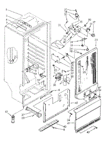 Liner Parts parts for Kenmore Freezer 106.8265981 (1068265981, 106 8265981) from AppliancePartsPros.com
