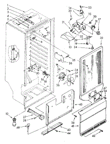 Liner parts for Kenmore Freezer 106.8275510 (1068275510, 106 8275510) from AppliancePartsPros.com