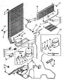 Unit Parts parts for Kenmore Freezer 106.8275910 (1068275910, 106 8275910) from AppliancePartsPros.com