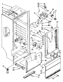 Liner Parts parts for Kenmore Freezer 106.8275980 (1068275980, 106 8275980) from AppliancePartsPros.com
