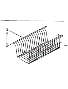 Shelf Parts parts for Kenmore Freezer 106.8281510 (1068281510, 106 8281510) from AppliancePartsPros.com