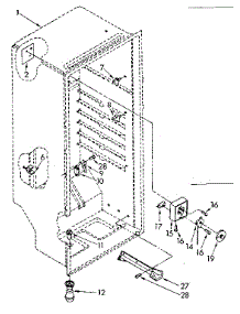 Liner Parts parts for Kenmore Freezer 106.8282311 (1068282311, 106 8282311) from AppliancePartsPros.com