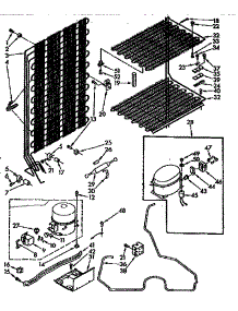Unit Parts parts for Kenmore Freezer 106.8282380 (1068282380, 106 8282380) from AppliancePartsPros.com