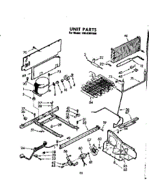 Unit Parts parts for Kenmore Freezer 106.8301550 (1068301550, 106 8301550) from AppliancePartsPros.com