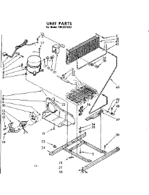 Unit Parts parts for Kenmore Freezer 106.8311651 (1068311651, 106 8311651) from AppliancePartsPros.com