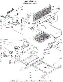 Unit Parts parts for Kenmore Freezer 106.8332071 (1068332071, 106 8332071) from AppliancePartsPros.com