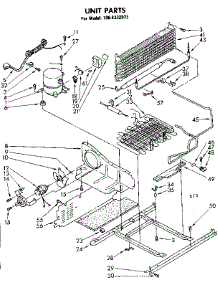 Unit Parts parts for Kenmore Freezer 106.8332072 (1068332072, 106 8332072) from AppliancePartsPros.com