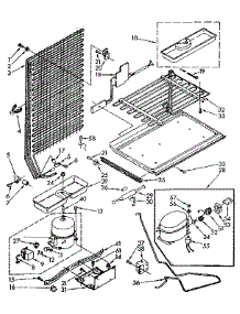 Unit Parts parts for Kenmore Refrigerator 106.8364383 (1068364383, 106 8364383) from AppliancePartsPros.com