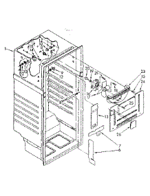 Liner Parts parts for Kenmore Refrigerator 106.8364703 (1068364703, 106 8364703) from AppliancePartsPros.com