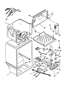 Liner parts for Kenmore Refrigerator 106.69857991 (10669857991, 106 69857991) from AppliancePartsPros.com