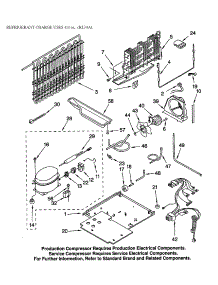 Unit parts for Kenmore Refrigerator 106.69902990 (10669902990, 106 69902990) from AppliancePartsPros.com