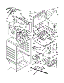 Liner parts for Kenmore Refrigerator 106.69907990 (10669907990, 106 69907990) from AppliancePartsPros.com