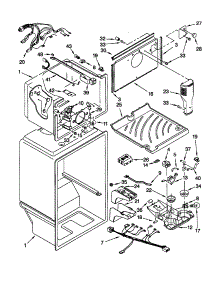 Liner parts for Kenmore Refrigerator 106.70167990 (10670167990, 106 70167990) from AppliancePartsPros.com