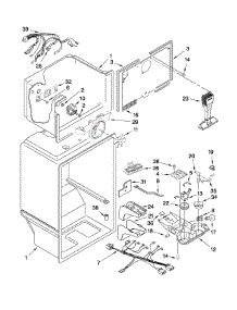 Liner Parts parts for Kenmore Refrigerator 106.70233904 (10670233904, 106 70233904) from AppliancePartsPros.com