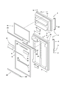 Door Parts parts for Kenmore Refrigerator 106.70233904 (10670233904, 106 70233904) from AppliancePartsPros.com