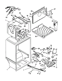 Liner parts for Kenmore Refrigerator 106.70262990 (10670262990, 106 70262990) from AppliancePartsPros.com