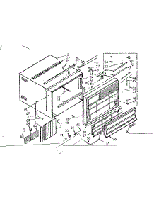 Cabinet Parts parts for Kenmore Heat Pump System 106.70700 (10670700, 106 70700) from AppliancePartsPros.com