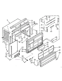 Cabinet Parts parts for Kenmore Heat Pump System 106.70770 (10670770, 106 70770) from AppliancePartsPros.com