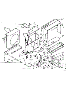 Air Flow Parts parts for Kenmore Heat Pump System 106.70802 (10670802, 106 70802) from AppliancePartsPros.com