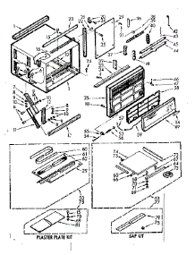 Cabinet Parts parts for Kenmore Heat Pump System 106.70810 (10670810, 106 70810) from AppliancePartsPros.com
