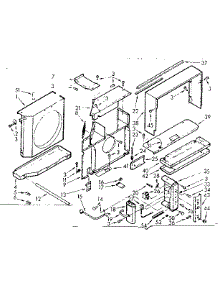 Air Flow Parts parts for Kenmore Heat Pump System 106.70810 (10670810, 106 70810) from AppliancePartsPros.com