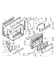 Cabinet Parts parts for Kenmore Heat Pump System 106.70830 (10670830, 106 70830) from AppliancePartsPros.com