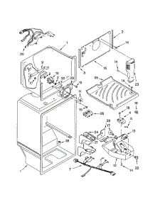 Liner parts for Kenmore Refrigerator 106.70842102 (10670842102, 106 70842102) from AppliancePartsPros.com