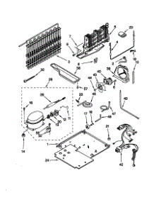 Unit parts for Kenmore Refrigerator 106.70857990 (10670857990, 106 70857990) from AppliancePartsPros.com