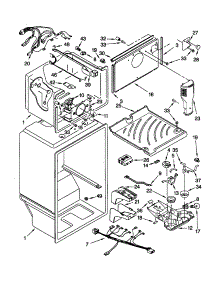 Liner parts for Kenmore Refrigerator 106.70862990 (10670862990, 106 70862990) from AppliancePartsPros.com